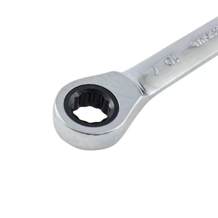 Ключ накидной трещоточный, 8 х 10 мм, CrV, зеркальный хром Matrix 14497 купить в Муравленко