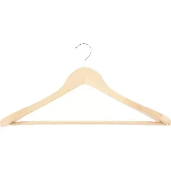 Вешалка деревянная для верхней одежды с антискользящей перекладиной ТМ Elfe 92915 купить в Муравленко