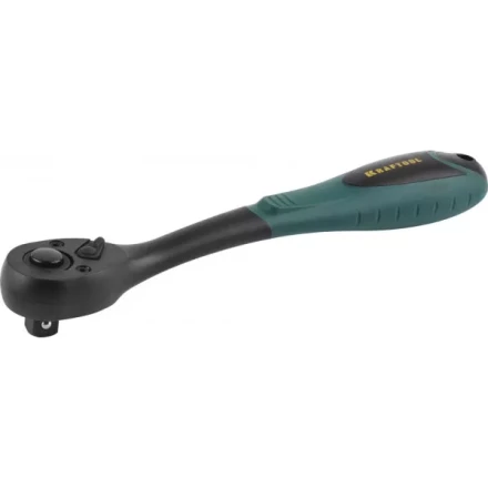 Трещотка для торцовых головок KRAFTOOL &quot;EXPERT&quot;, Сr-V сталь, 72 зубца, пластиковое покрытие, 1/2&quot; 27796-1/2_z02 купить в Муравленко