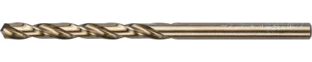 Сверло ЗУБР &quot;ЭКСПЕРТ&quot; КОБАЛЬТ по металлу, цилиндрический хвостовик, быстрорежущая сталь Р6М5К5, класс точн. А1, 4,2х75мм 4-29626-075-4.2 купить в Муравленко