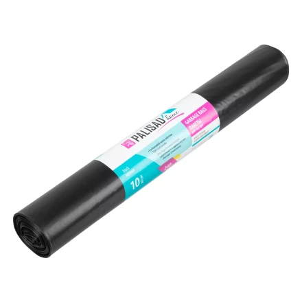 Пакеты для мусора Palisad 240 л x 10 шт., ПВД особопрочные черные, длинный ролик, Home 927305 купить в Муравленко
