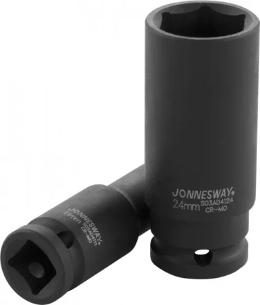 Головка ударная шестигранная 1/2&quot; М13 удлиненная S03АD4113 Jonnesway 47195 купить в Муравленко