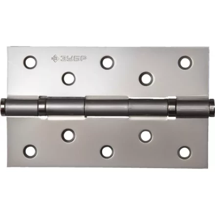 Петля универсальная ЗУБР &quot;ЭКСПЕРТ&quot;, 2 подшипника, цвет мат. никель (PN), с крепежом, 125х75х2,5мм, 2 шт 37601-125-4 купить в Муравленко