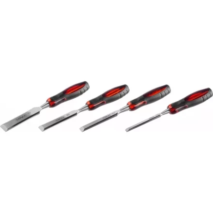 Набор MIRAX: Стамески с двухкомпонентной прозрачной рукояткой в блистере, 4шт 1810-H4 купить в Муравленко