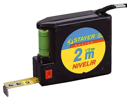 Рулетка STAYER &quot;NIVELIR&quot;, 2м 3408-2 купить в Муравленко