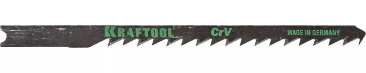 Полотна KRAFTOOL, U244D, для эл/лобзика, Cr-V, по дереву, ДВП, ДСП, фигурный рез, US-хвост., шаг 4мм, 75мм, 2шт 159623-4 купить в Муравленко