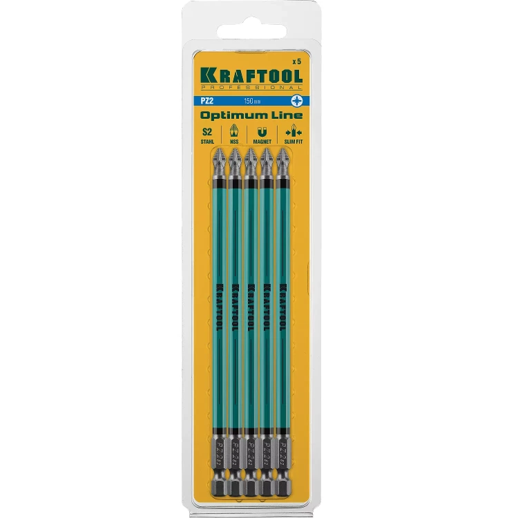 Биты KRAFTOOL OPTIMUM PZ 26124-2-150-5 купить в Муравленко