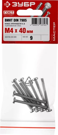 Винты DIN 7985 пакет серия МАСТЕР купить в Муравленко