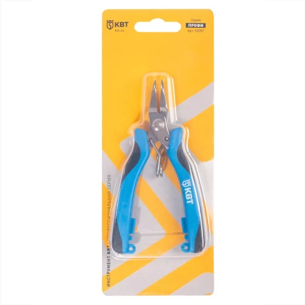 Мини-длинногубцы слесарно-монтажные изогнутые КВТ 115 мм, серия ПРОФИ (92057) купить в Муравленко