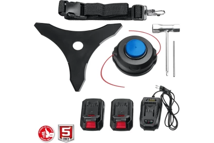 ЗУБР С1-18, 36 В, 35/25.5 см, 2х18 В АКБ (2 А·ч), бесщеточный триммер (ТАБ-365-22) купить в Муравленко