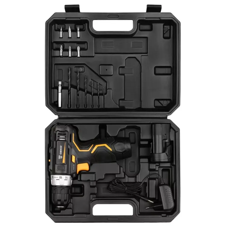 Дрель аккумуляторная в наборе DEKO GCD12DU3 SET4, 063-4140 купить в Муравленко