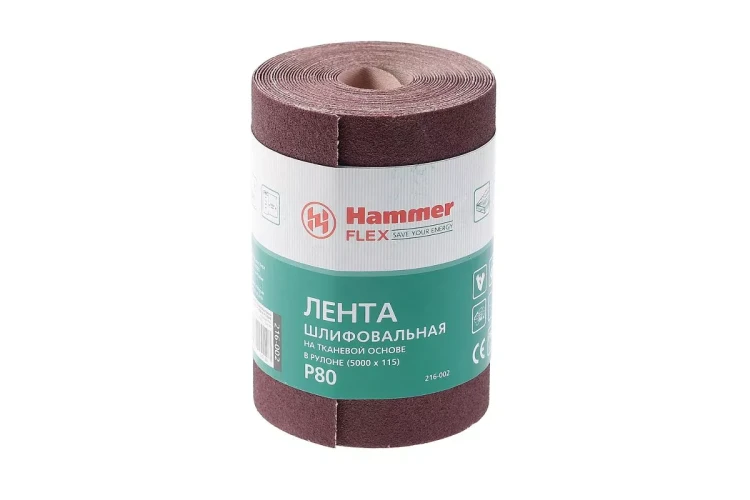 Лента шлифовальная в рулоне HAMMER Flex  216-002 купить в Муравленко