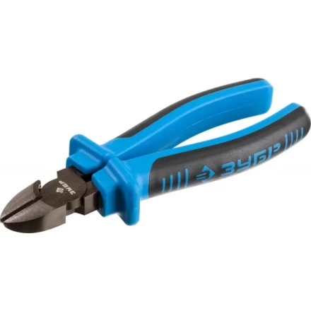 Бокорезы ЗУБР эксцентриковое расположение шарнира, особостойкое спец. покрытие Н12Х1 (никель/хром), двухкомпонентные рукоятки, 160мм 2201-5-16_z01 купить в Муравленко