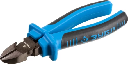 Бокорезы ЗУБР эксцентриковое расположение шарнира, особостойкое спец. покрытие Н12Х1 (никель/хром), двухкомпонентные рукоятки, 160мм 2201-5-16_z01 купить в Муравленко