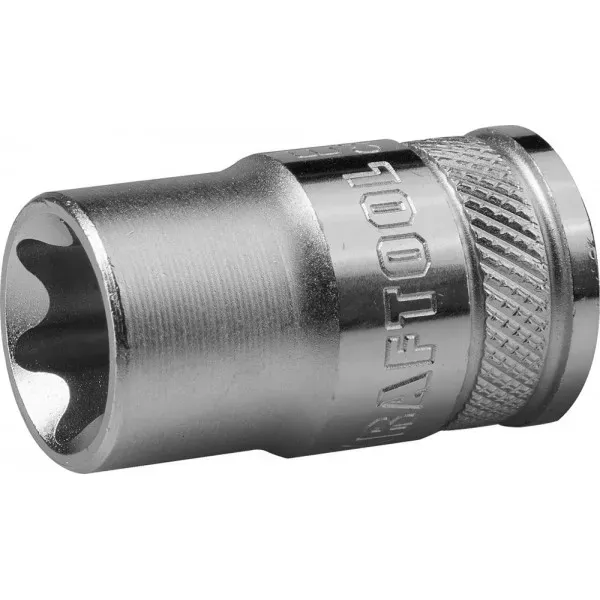 Торцовая головка KRAFTOOL "INDUSTRIE QUALITAT", Cr-V, внешний TORX, хромосатинированная, 1/2", Е 12 27810-12_z01 купить в Муравленко