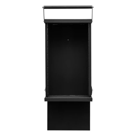 Мангал сварной на колесах, 662 х 390 х 152/805 мм, сталь 2 мм, кочерга в комплекте, Camping Palisad 69669 купить в Муравленко