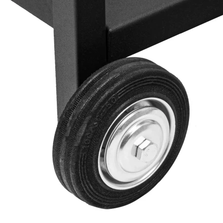 Мангал сварной на колесах, 662 х 390 х 152/805 мм, сталь 2 мм, кочерга в комплекте, Camping Palisad 69669 купить в Муравленко