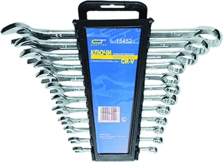 Набор ключей комбинированных 8 - 19 мм CrV  8 шт СИБРТЕХ 15448 купить в Муравленко