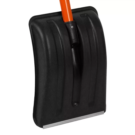 Лопата для уборки снега полипропиленовая Stels, 275х365х790 мм, стальной черенок, Россия, 61654 купить в Муравленко