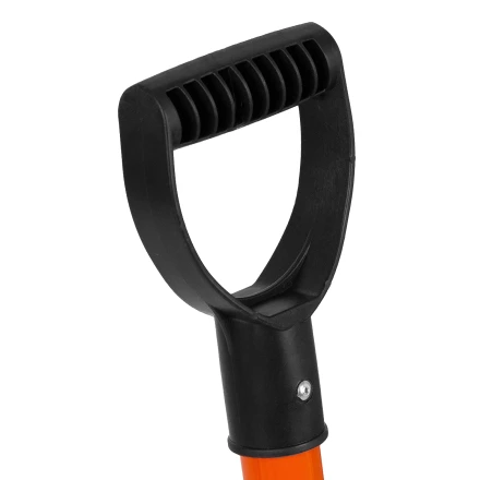 Лопата для уборки снега полипропиленовая Stels, 275х365х790 мм, стальной черенок, Россия, 61654 купить в Муравленко