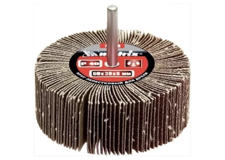 Круг лепестковый для дрели P 60  80 х 40 х 6 мм MATRIX 74152 купить в Муравленко