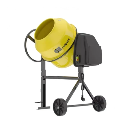 Бетоносмеситель БСЛ-120П 120 л 500 Вт полиамидный венец Сибртех 95471 купить в Муравленко