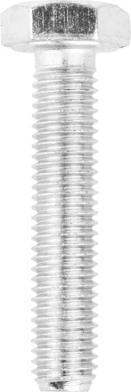 Болт ЗУБР &quot;МАСТЕР&quot; с шестигранной головкой, ГОСТ 7798-70, класс прочности 5.8, оцинкованный, M10x50мм, 5кг 303080-10-050 купить в Муравленко