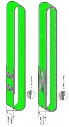 Строп текстильный кольцевой СТК 1 т L=1.5 м SF6 30 мм купить в Муравленко