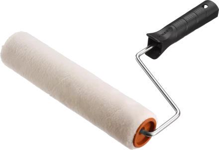 Малярный валик ЗУБР ОПТИМА-ВЕЛЮР 40 х 180 мм бюгель 6 мм ворс 4 мм полиэстер 03547-18 купить в Муравленко