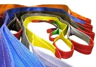 Ремень буксировочный 18т К L=5.0 м 90мм в 2 слоя с петлями купить в Муравленко