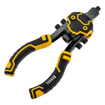 Заклепочник двуручный, заклепки 2,4-3,2-4,0-4,8-6,4 мм Denzel 40500 купить в Муравленко