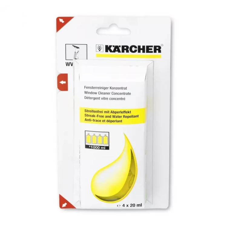 Концентрат для мойки окон, 4х20 мл KARCHER купить в Муравленко