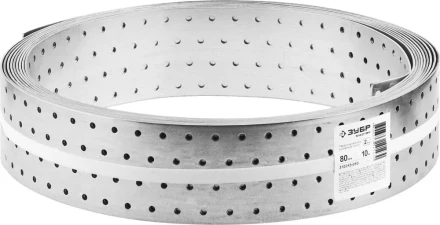 Перфорированная монтажная лента ЗУБР &quot;МАСТЕР&quot;, 80х2,00мм, 10м 310245-080 купить в Муравленко
