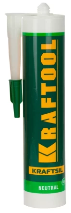 Герметик силиконовый KRAFTOOL прозрачный, нейтральный, 300мл 41257-2 купить в Муравленко