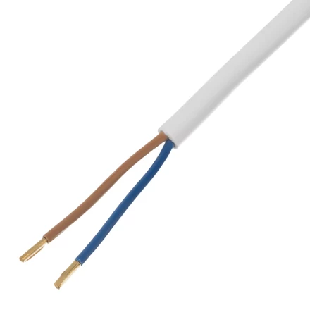 Шнур сетевой Denzel Energy Series, ПВС, 3 м, 2 x 1,5 мм, с неразборной вилкой, белый, 3 м, 37672 купить в Муравленко