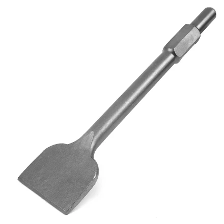 Зубило широкое MESSER 100х395х30 для отбойного молотка, 100мм, НЕХ-30 купить в Муравленко