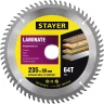 Пильный диск "Laminate line" для ламината, 235x30, 64Т, STAYER 3684-235-30-64 купить в Муравленко