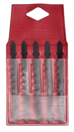 Набор ЗУБР &quot;ЭКСПЕРТ&quot;: Полотна по дереву для эл/лобз, EU-хвостовик, 5шт 1595-S5 купить в Муравленко