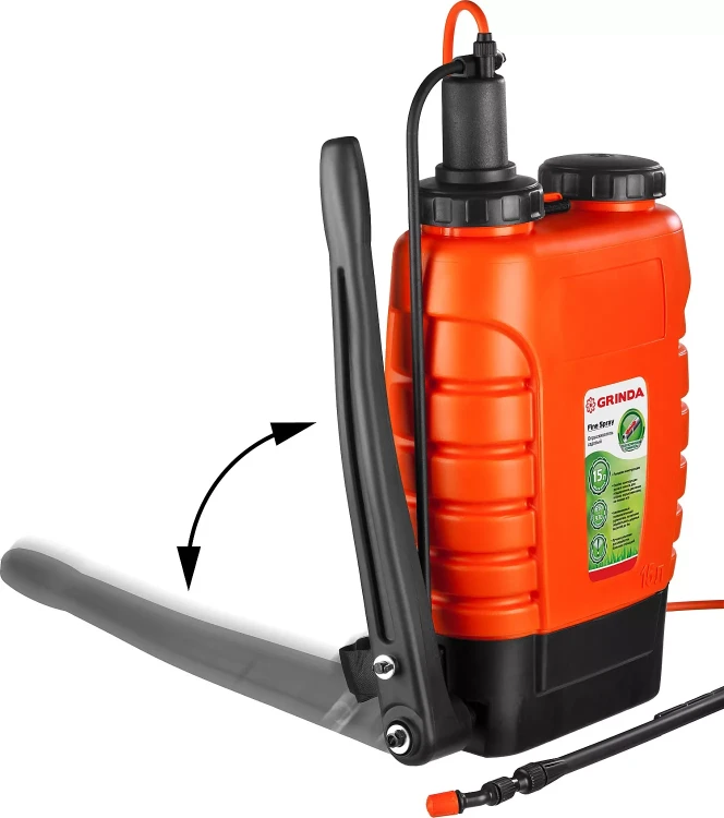 Опрыскиватель садовый GRINDA "Fine Spray", ранцевый, телескопический удлинитель, 15л 425216 купить в Муравленко