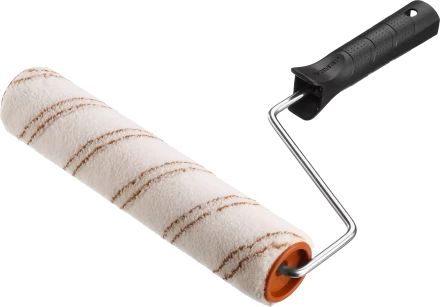 Малярный валик ЗУБР ОПТИМА-МИКРОТЕКС 40 х 180 мм бюгель 6 мм ворс 7 мм 03545-18 купить в Муравленко