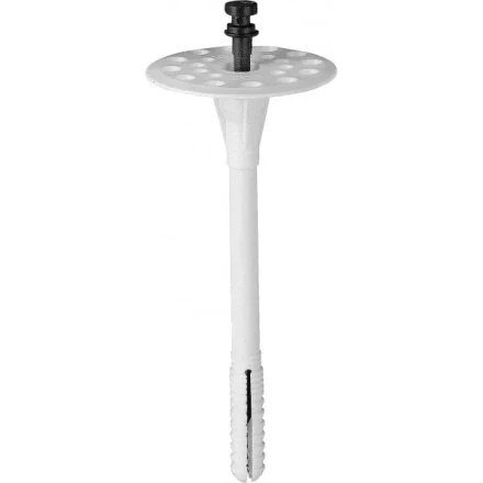 Дюбель ЗУБР для изоляционных материалов полипропиленовый, нейлоновый стержень, 10 x 200 мм, 200 шт 4-301505-10-200 купить в Муравленко