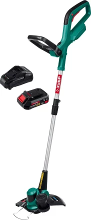 ЗУБР С1-18, 18 В, 25 см, 1 АКБ (2 А·ч), аккумуляторный триммер (ТА-185-21) купить в Муравленко