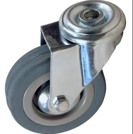 Аппаратное поворотное колесо под болт HITCH 100*25 резина серая SChg42 (SZ084851) купить в Муравленко