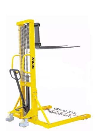 Штабелер гидравлический 1,5 т 3,0 м XILIN SDJAS1530 с раздвижными вилами и расширенными опорами 1015747 купить в Муравленко