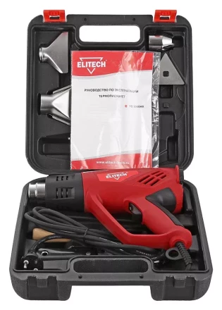 Фен строительный ELITECH ТВ 2000 ЖК купить в Муравленко