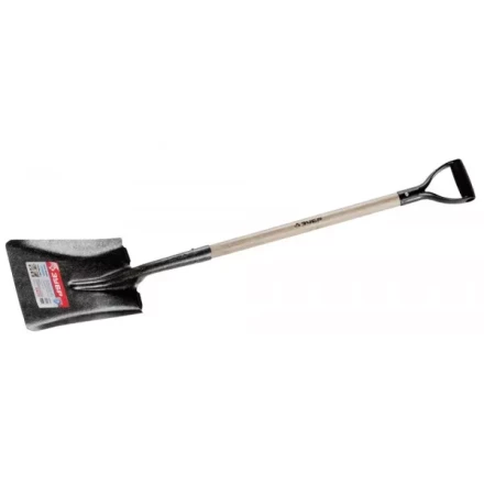 Лопата ЗУБР &quot;МАСТЕР&quot; ЗАВИДОВО совковая, деревянный черенок из дуба, пластиковая рукоятка, 320х250x1200мм 39363_z01 купить в Муравленко