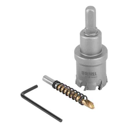 Коронка по металлу твердосплавная, 30 мм Denzel 724009 купить в Муравленко