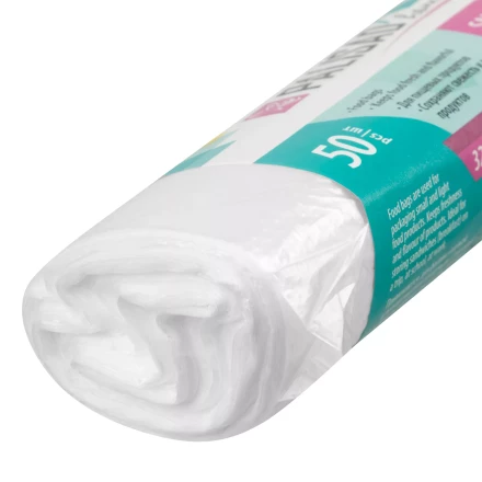 Пакеты для бутербродов, 320 x 250 мм, 50 шт, рулон, Home Palisad 950035 купить в Муравленко