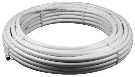 Труба металлопластиковая ЗУБР, 26мм, толщ. стенки 3мм, мет. слоя 0,3мм, макс. давл/10атм при т-ре 95 град, 50 м 51455-26-50 купить в Муравленко