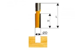 Фреза пазовая прямая ф24х25мм хв. 8мм Энкор 46020